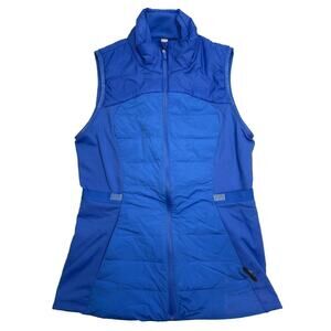 NWT! Wmn’s Lululemon 700 Fill Down For It All Sz 8 Vest In Rare Color Blue Nile